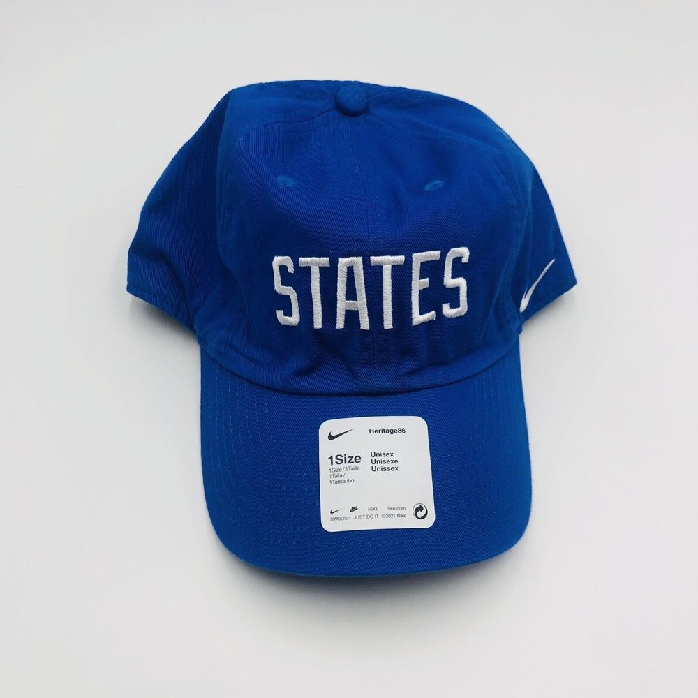 Nike Heritage86 STATES USA Soccer Adjustable Hat Royal Blue DH2417-480 One Size - Picture 2 of 5